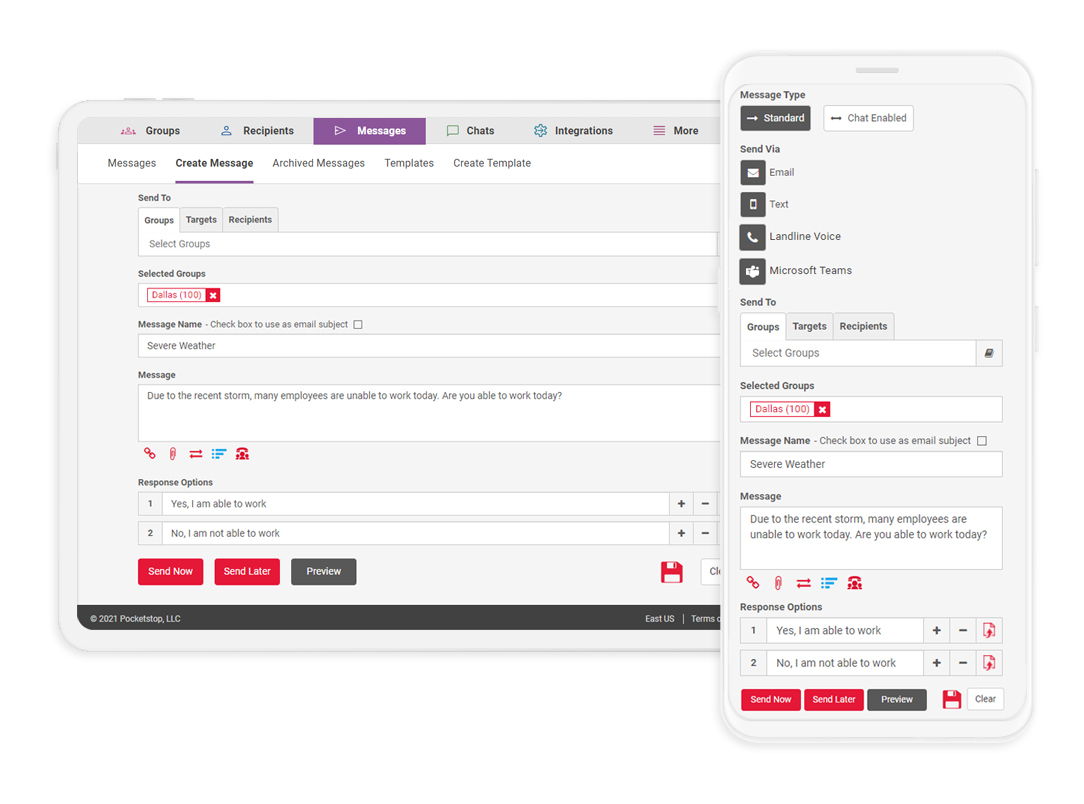 screenshot of RedFlag