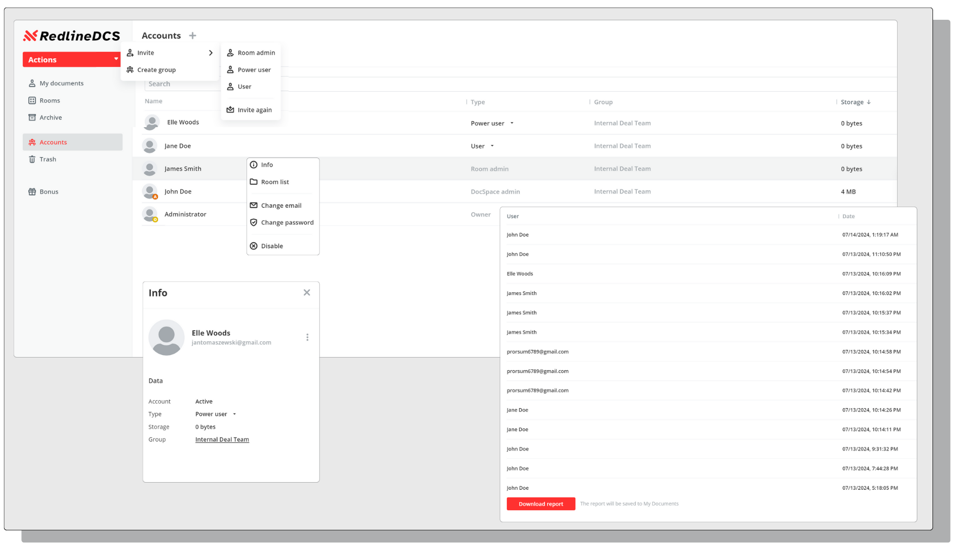 screenshot of RedlineDCS