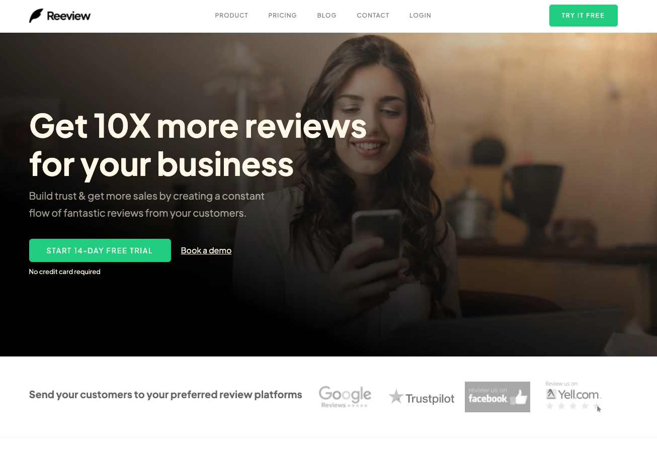 screenshot of Reeview