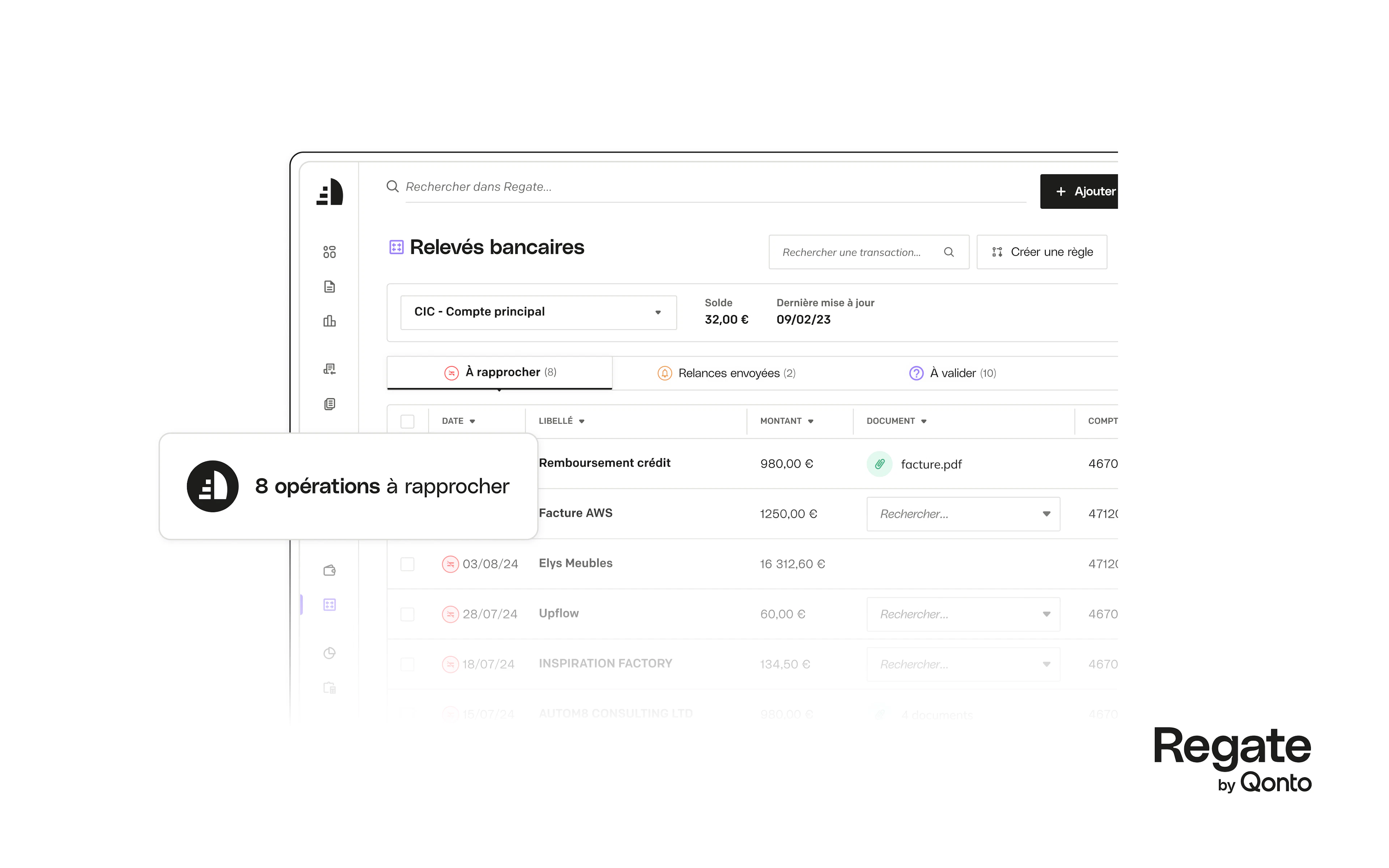 screenshot of Regate