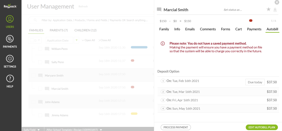 screenshot of Regpack