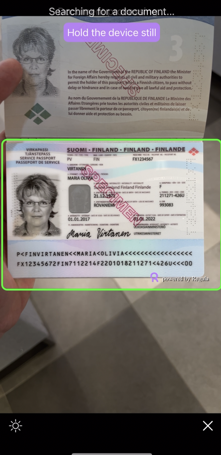 screenshot of Regula