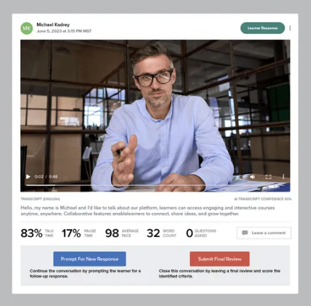 screenshot of Rehearsal