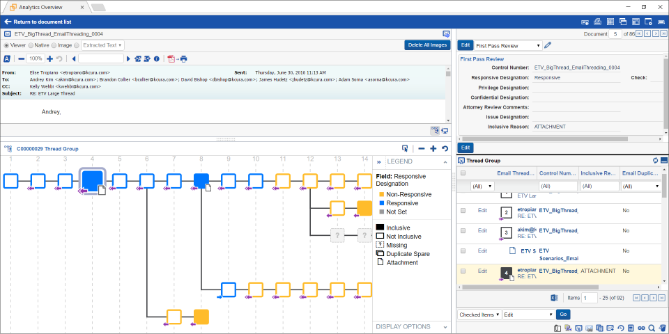 screenshot of Relativity