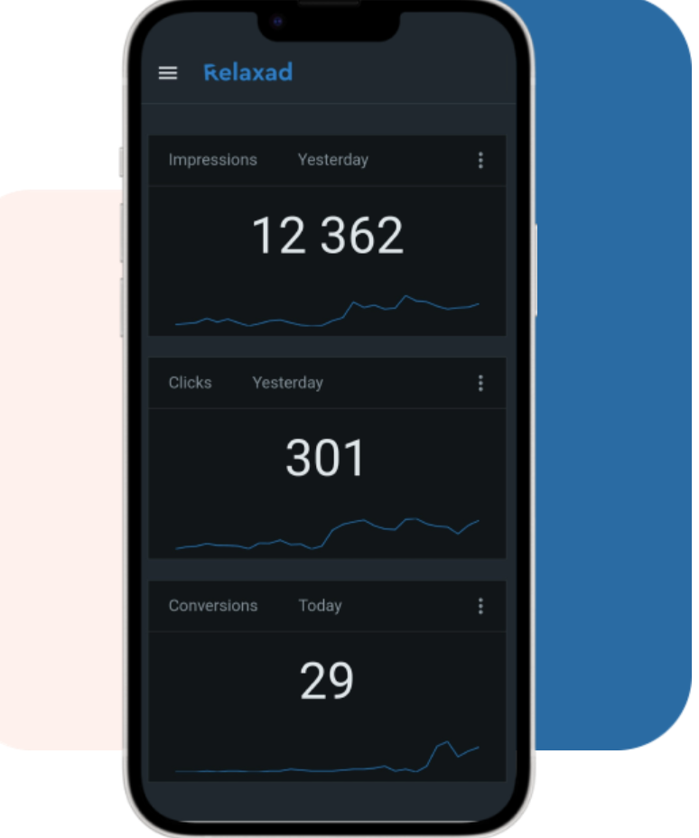 screenshot of RelaxAd