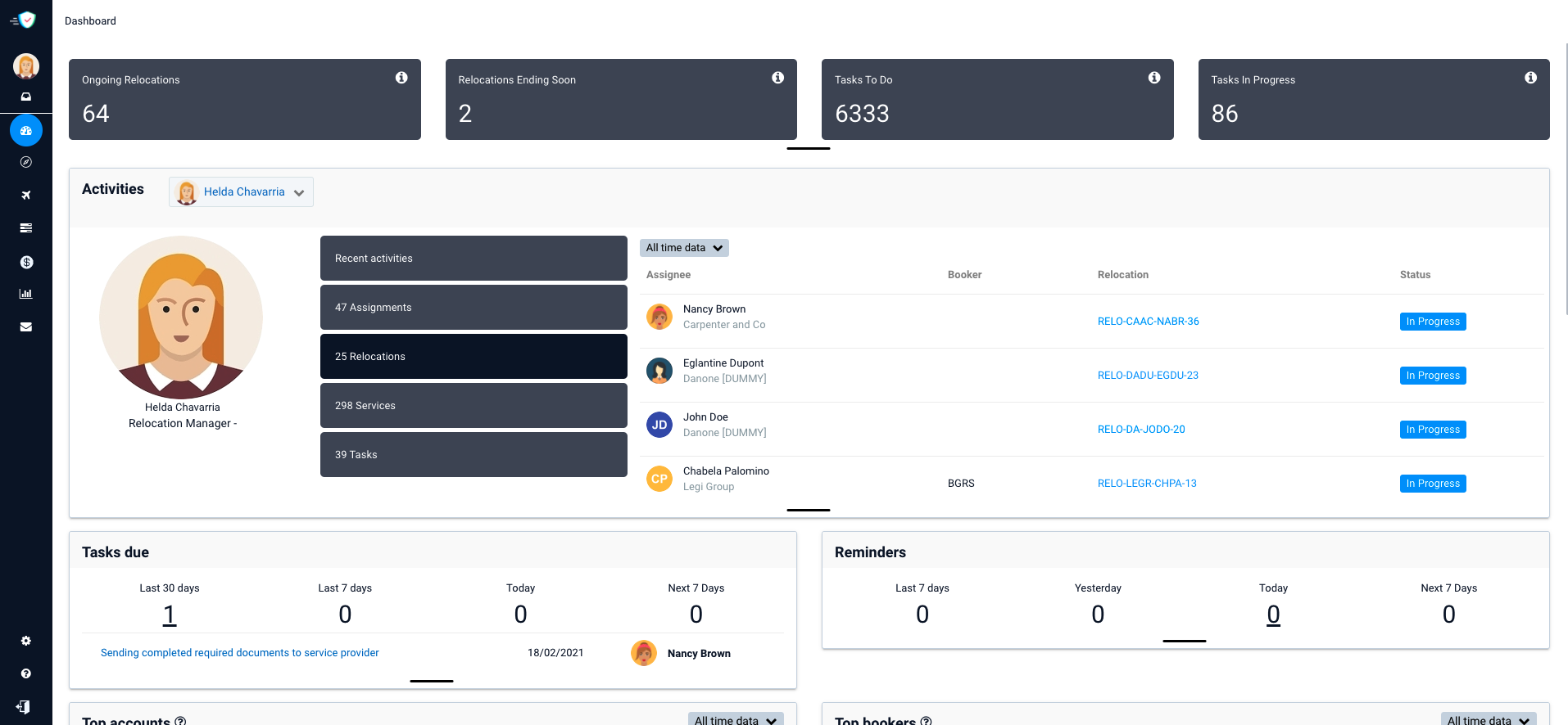 screenshot of ReloTalent