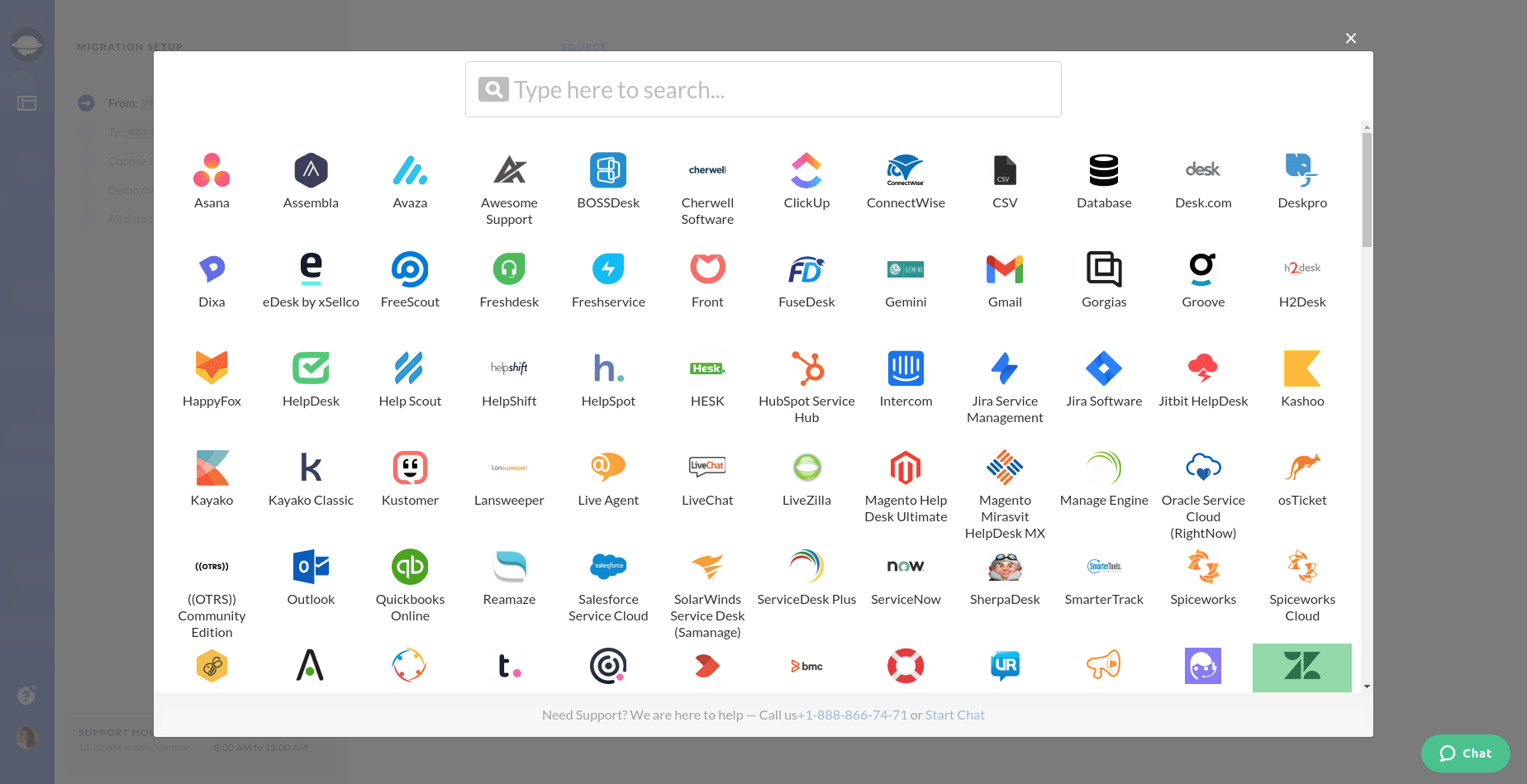 screenshot of Relokia