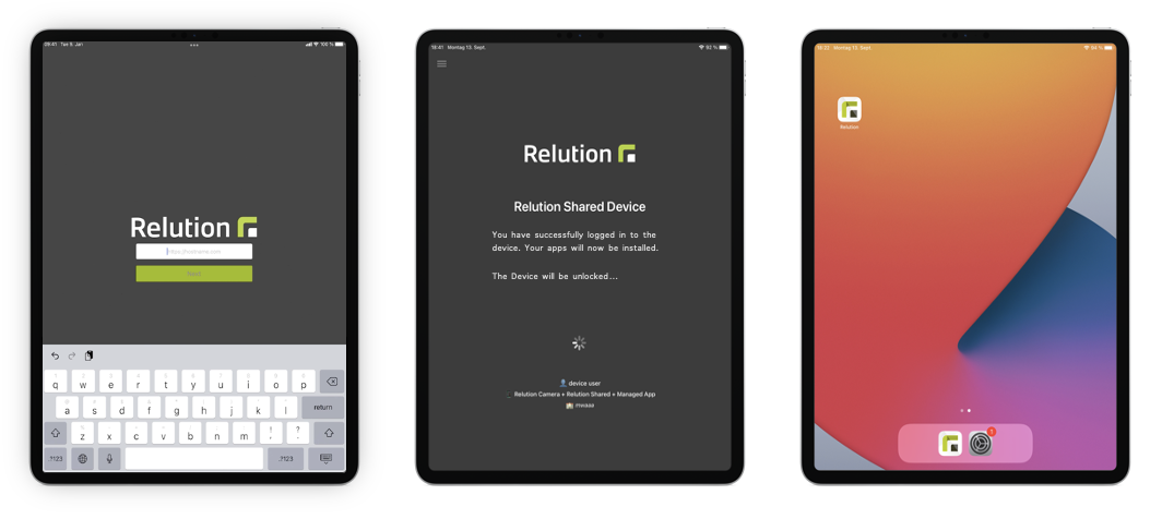 screenshot of Relution
