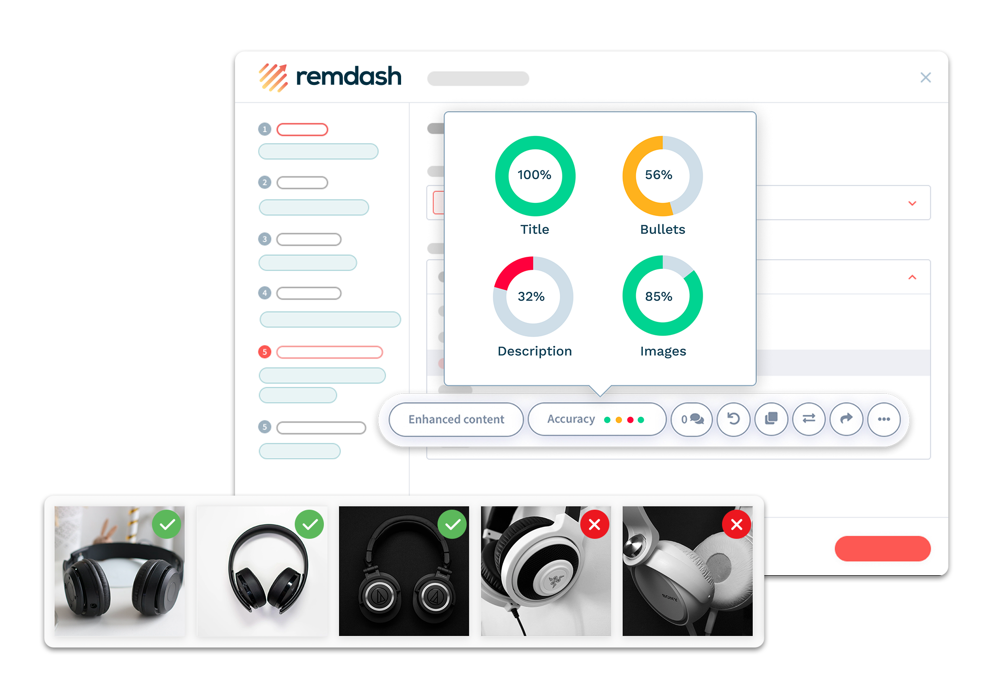 screenshot of Remdash