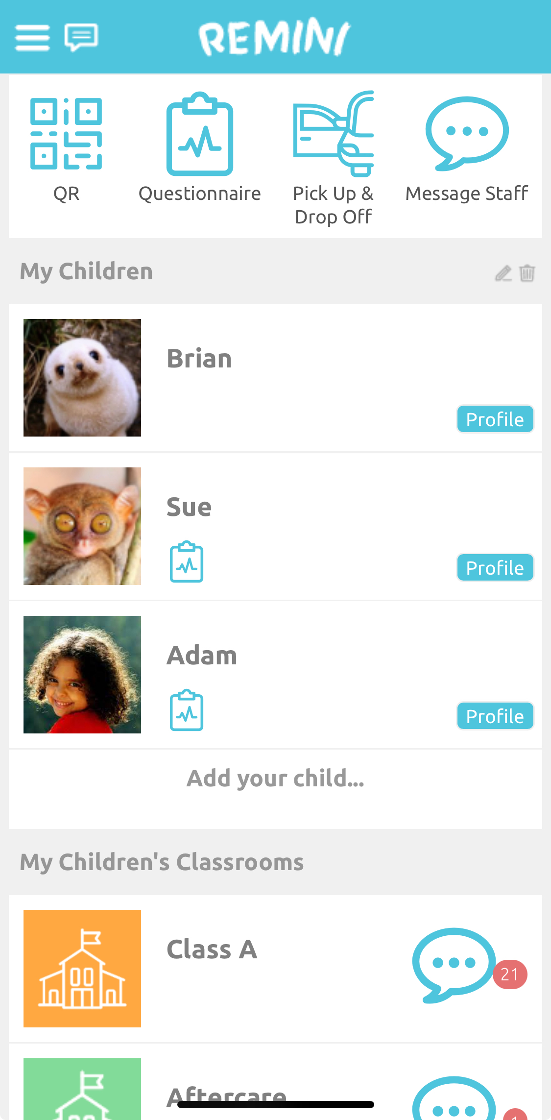 screenshot of Remini