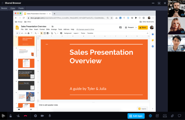 screenshot of RemoteHQ