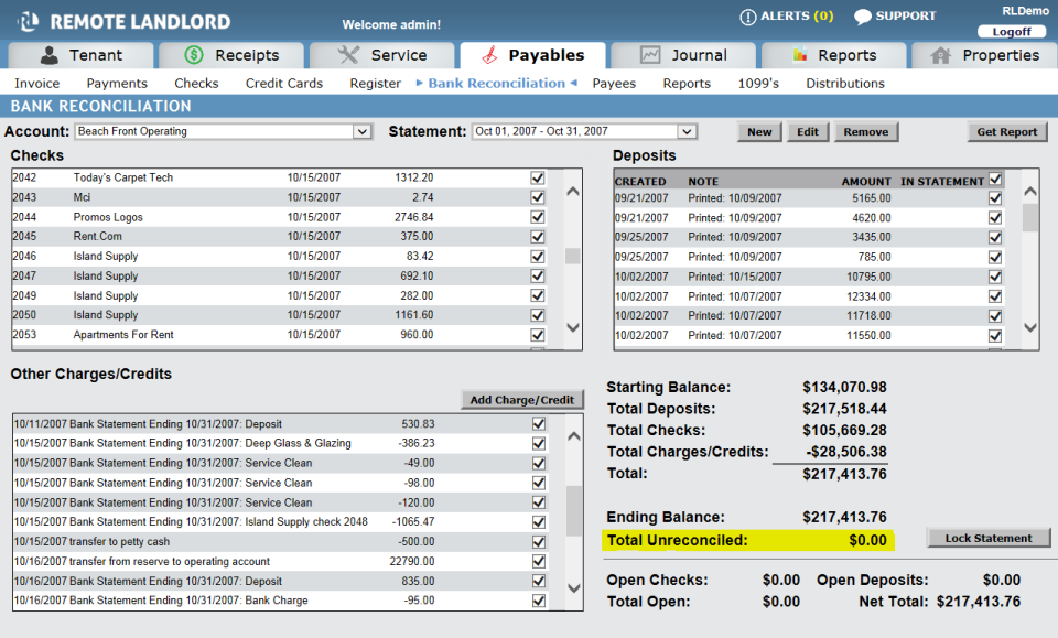 screenshot of RemoteLandlord