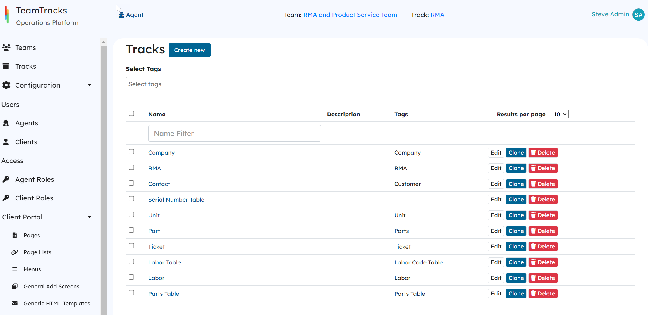 screenshot of RenewityRMA