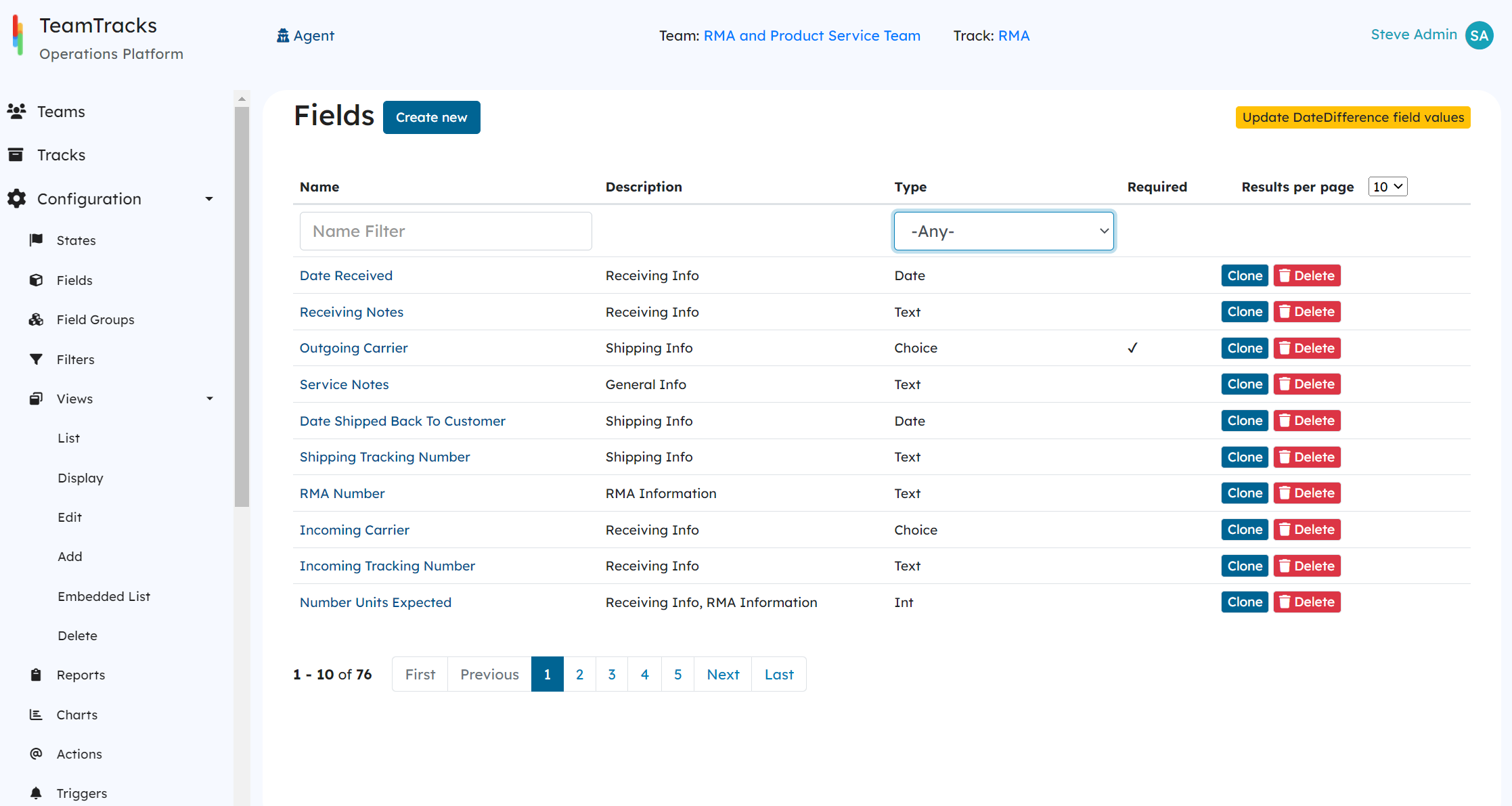 screenshot of RenewityRMA