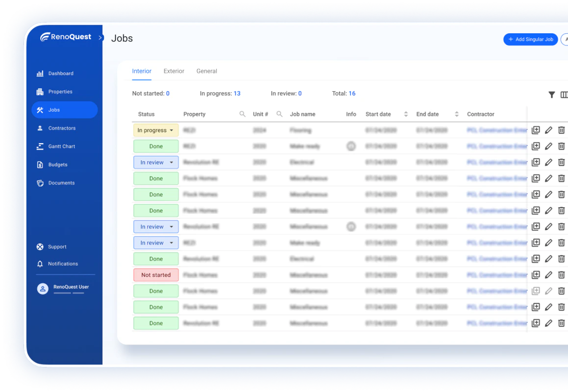 screenshot of RenoQuest