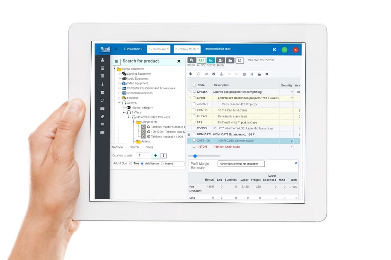 screenshot of RentalPoint