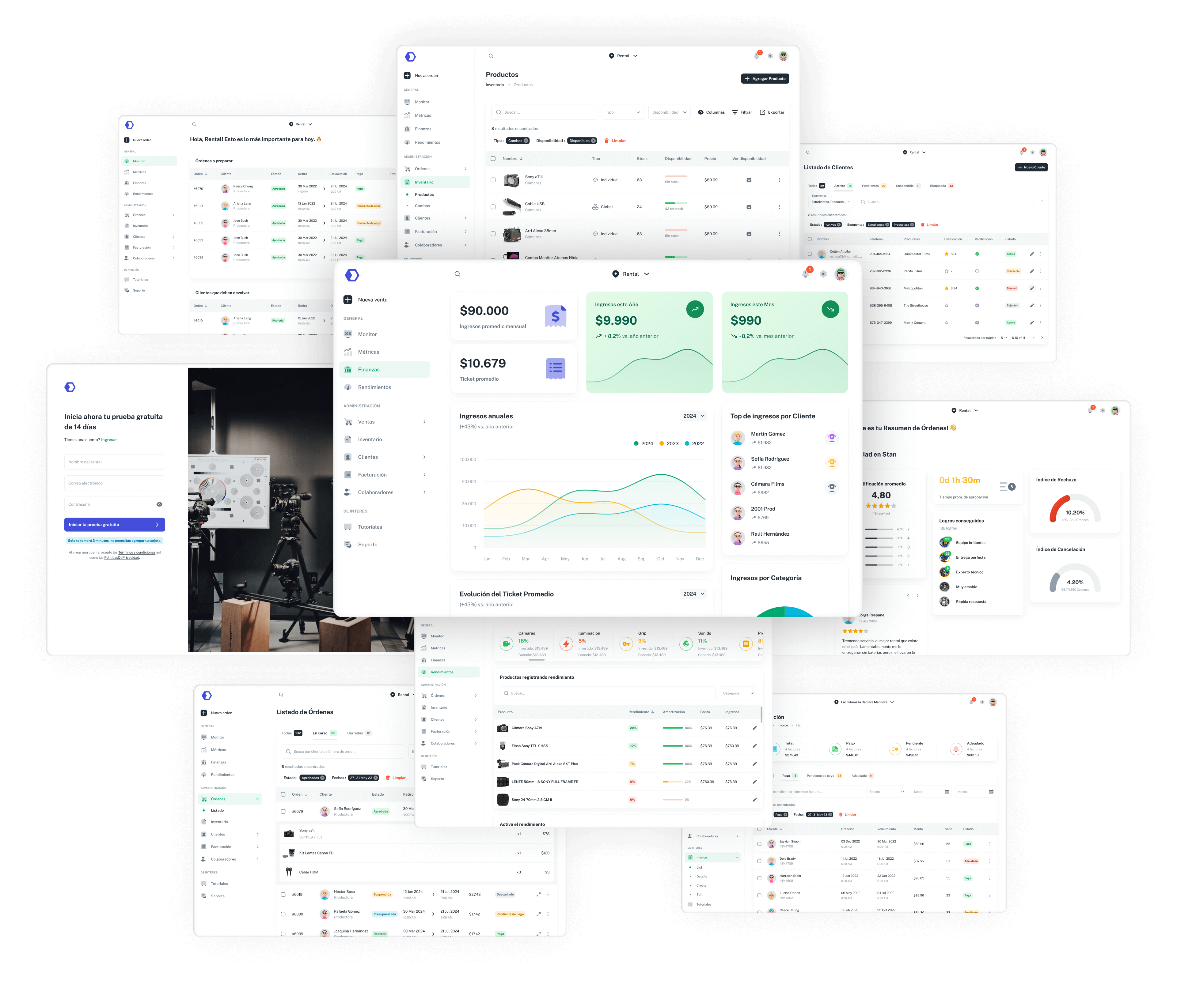 screenshot of RentalPortal
