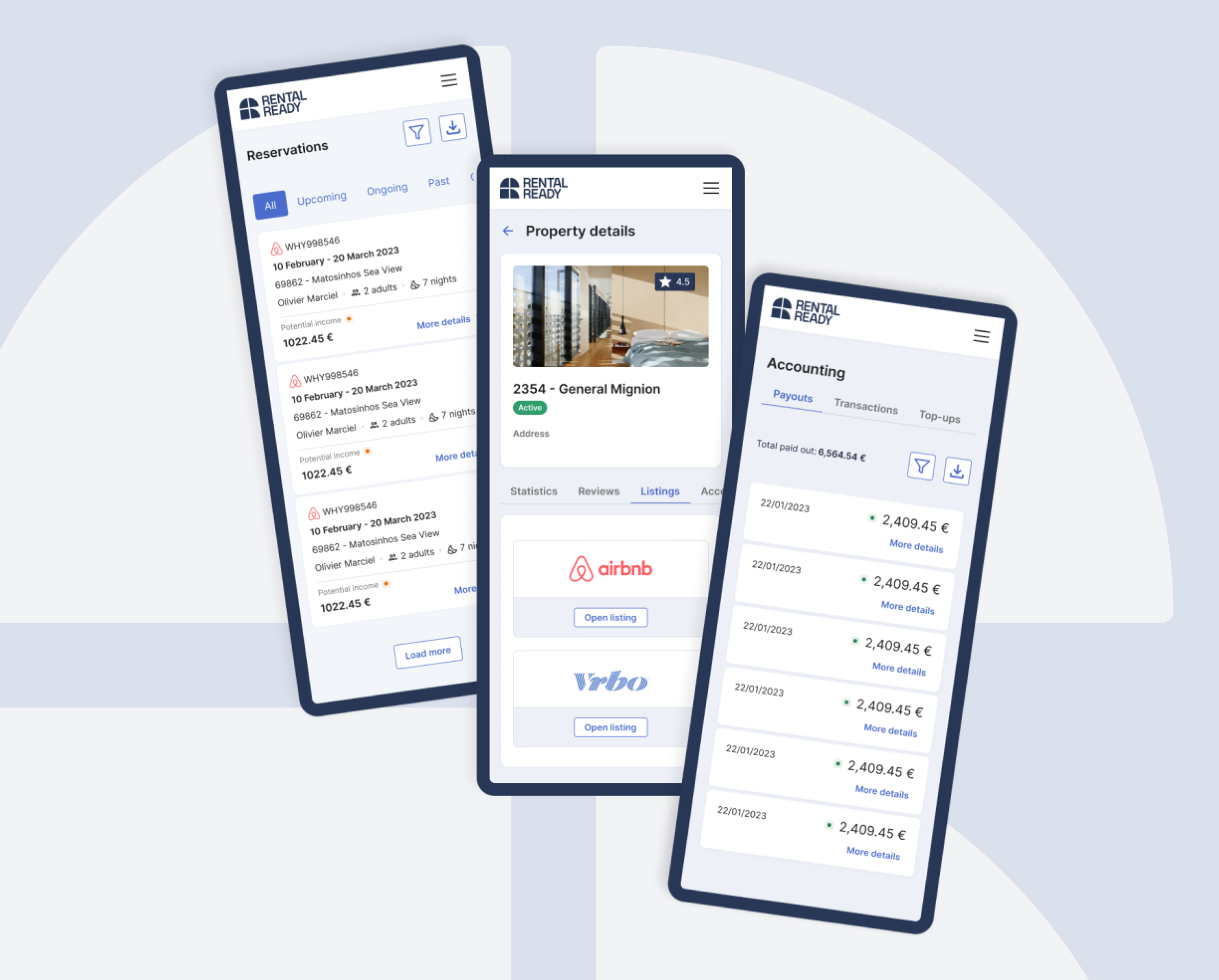 screenshot of RentalReady