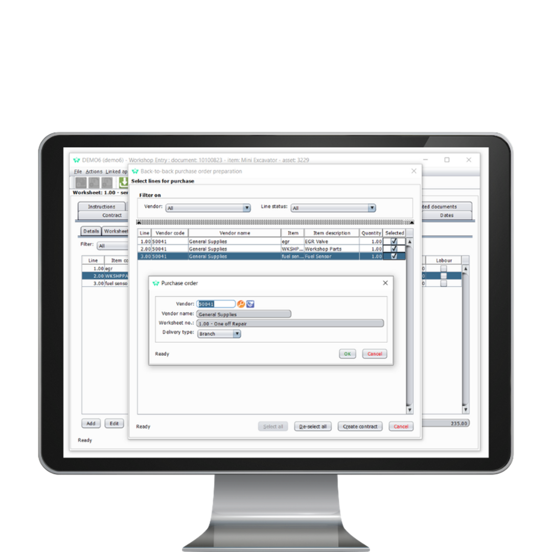 screenshot of RentalResult