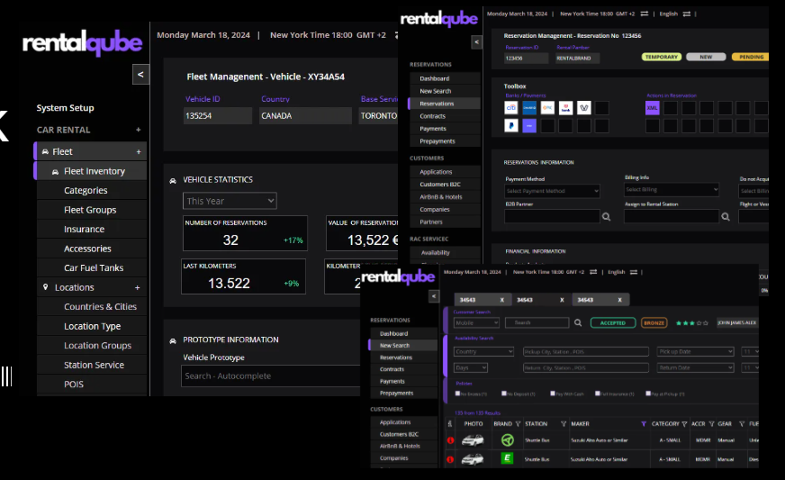 screenshot of Rentalqube