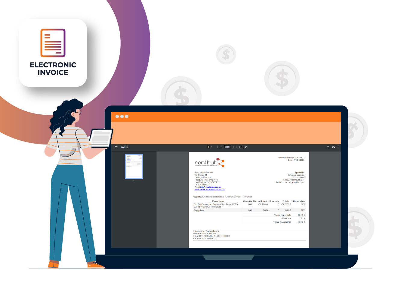 screenshot of Renthub