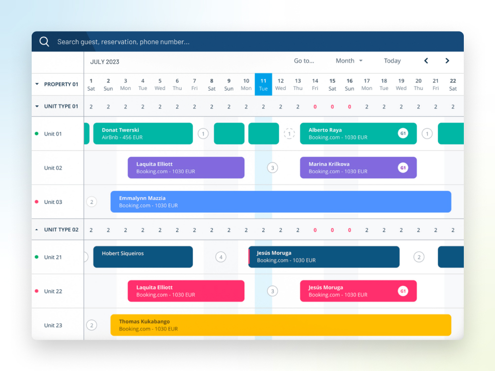 screenshot of Rentlio