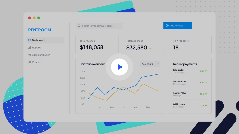 screenshot of Rentroom