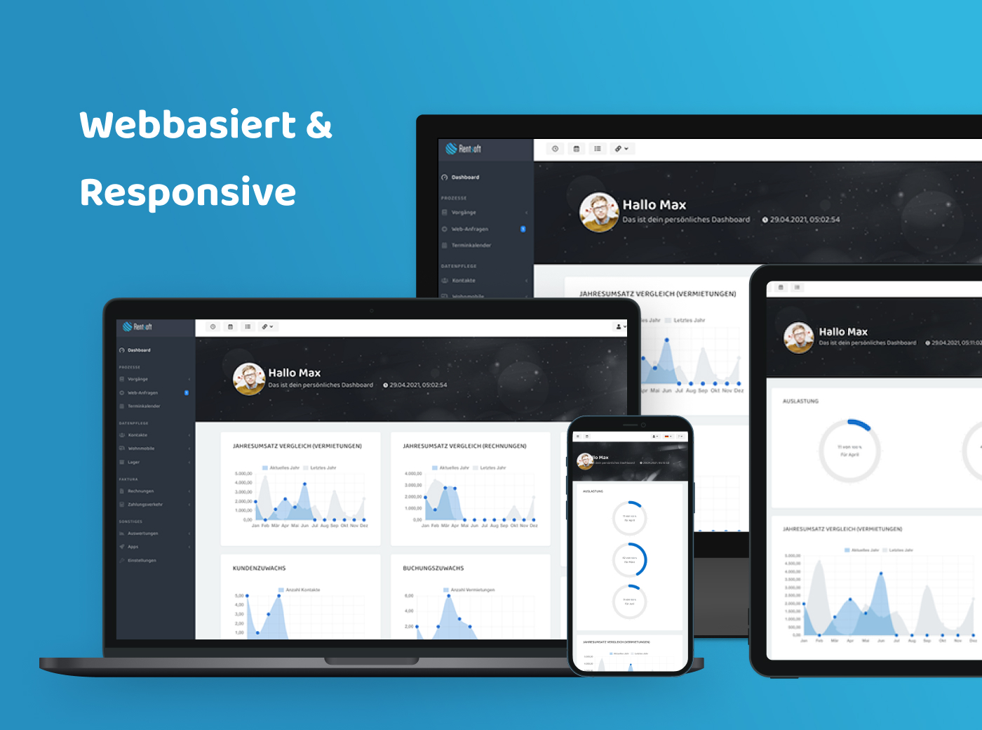 screenshot of Rentsoft