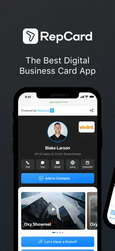 screenshot of RepCard