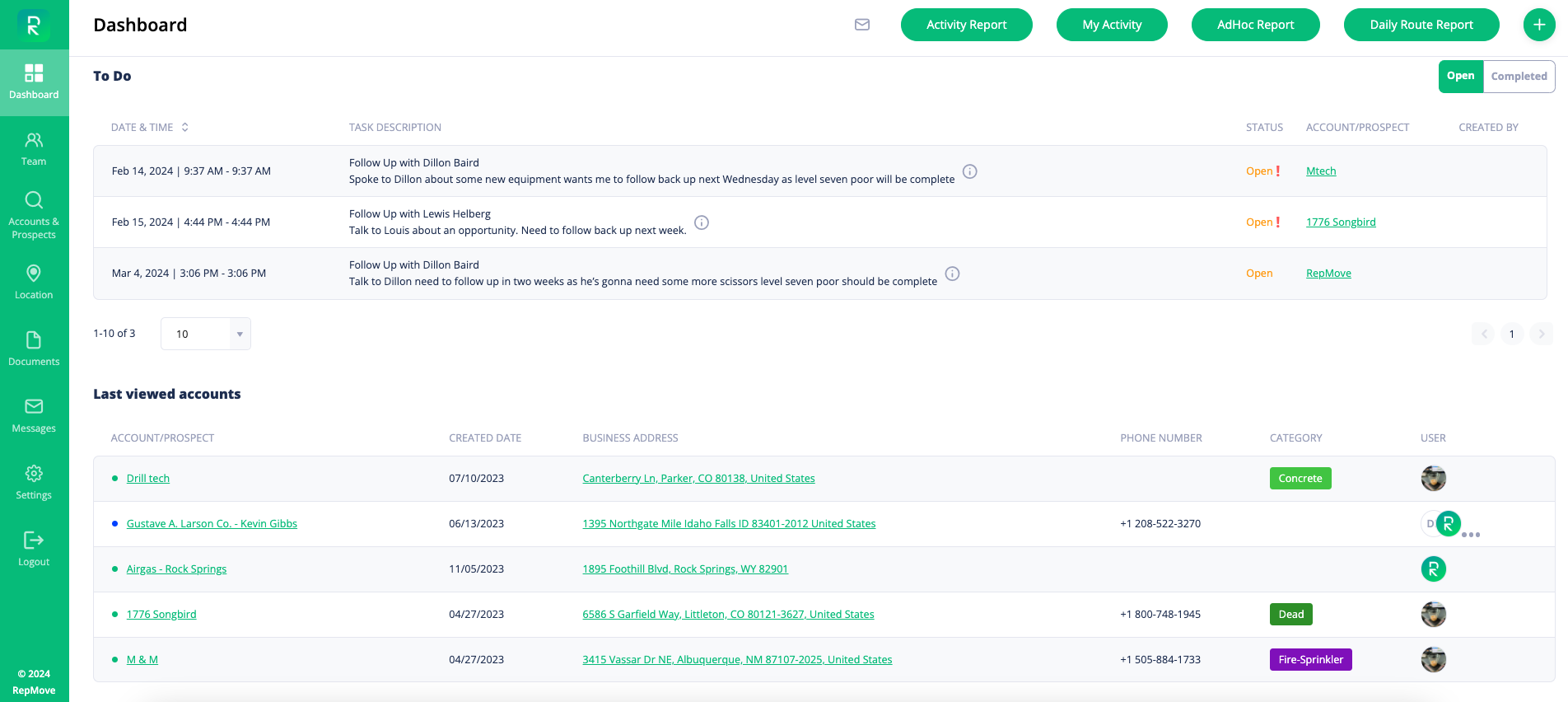 screenshot of RepMove