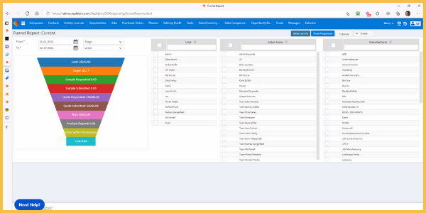 screenshot of Repfabric