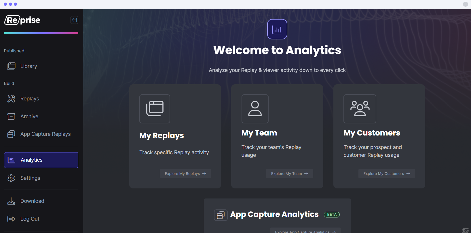 screenshot of Reprise