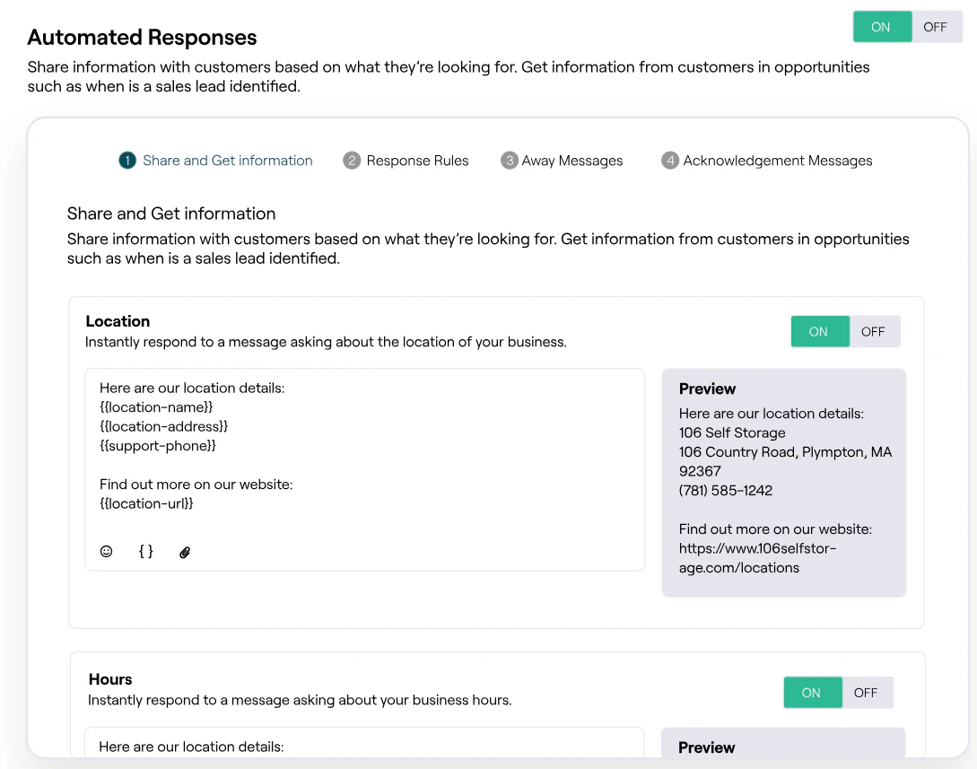 screenshot of Reputation