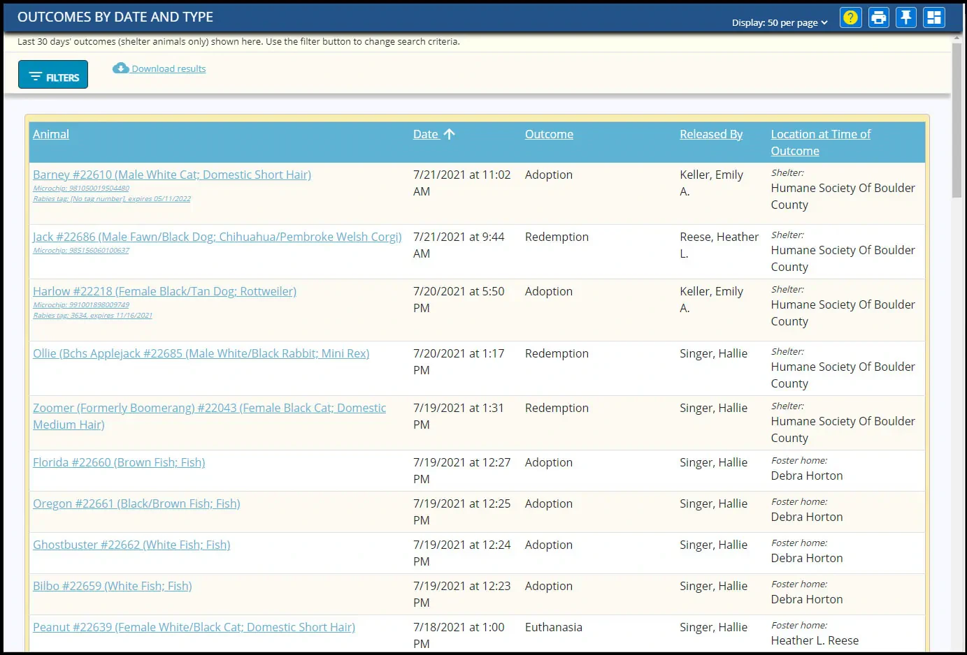screenshot of RescueConnection