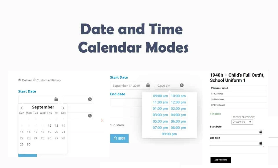 screenshot of Reservety