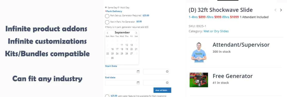 screenshot of Reservety