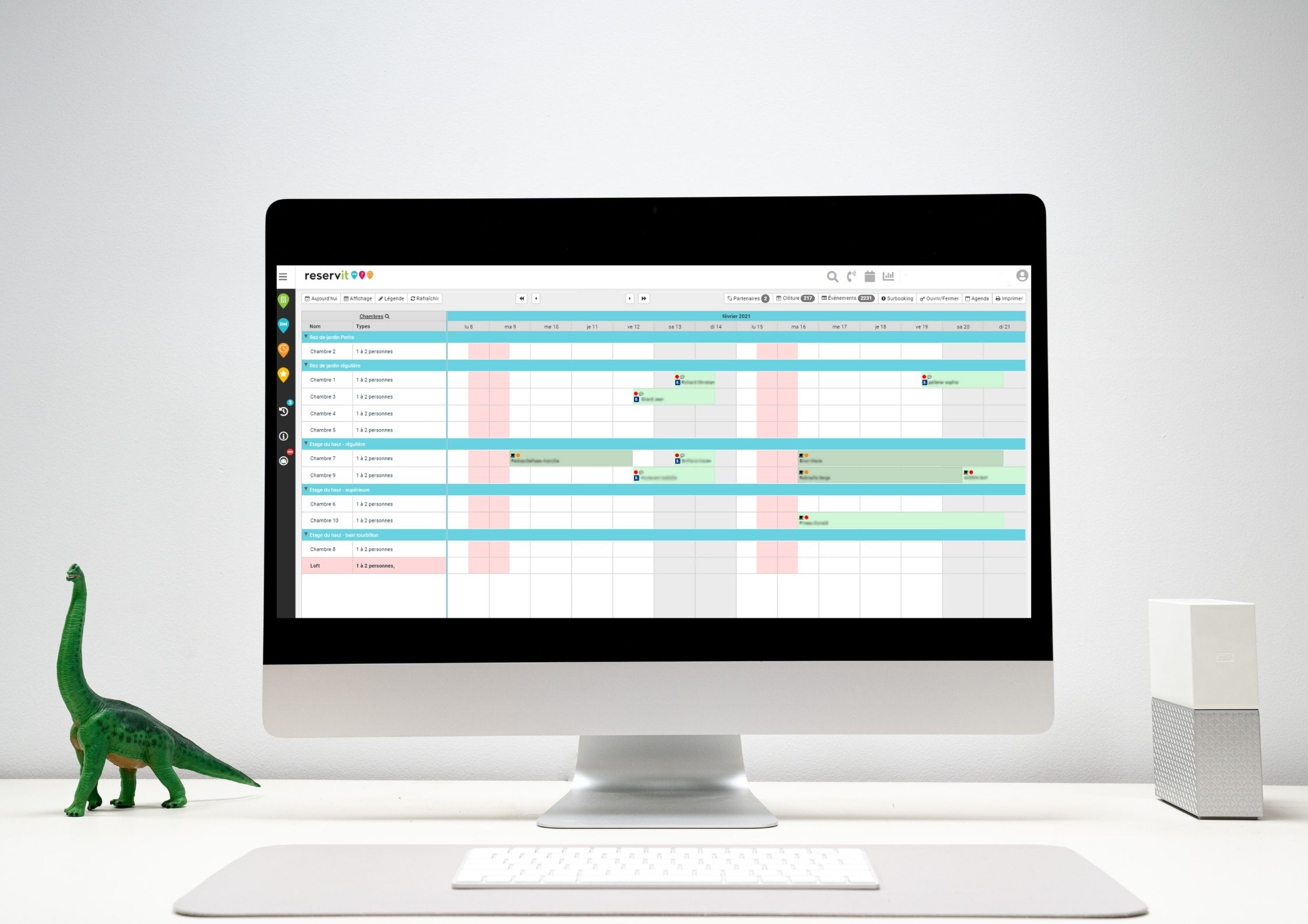 screenshot of Reservit