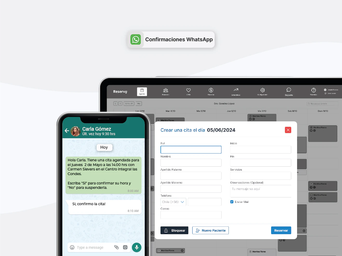 screenshot of Reservo