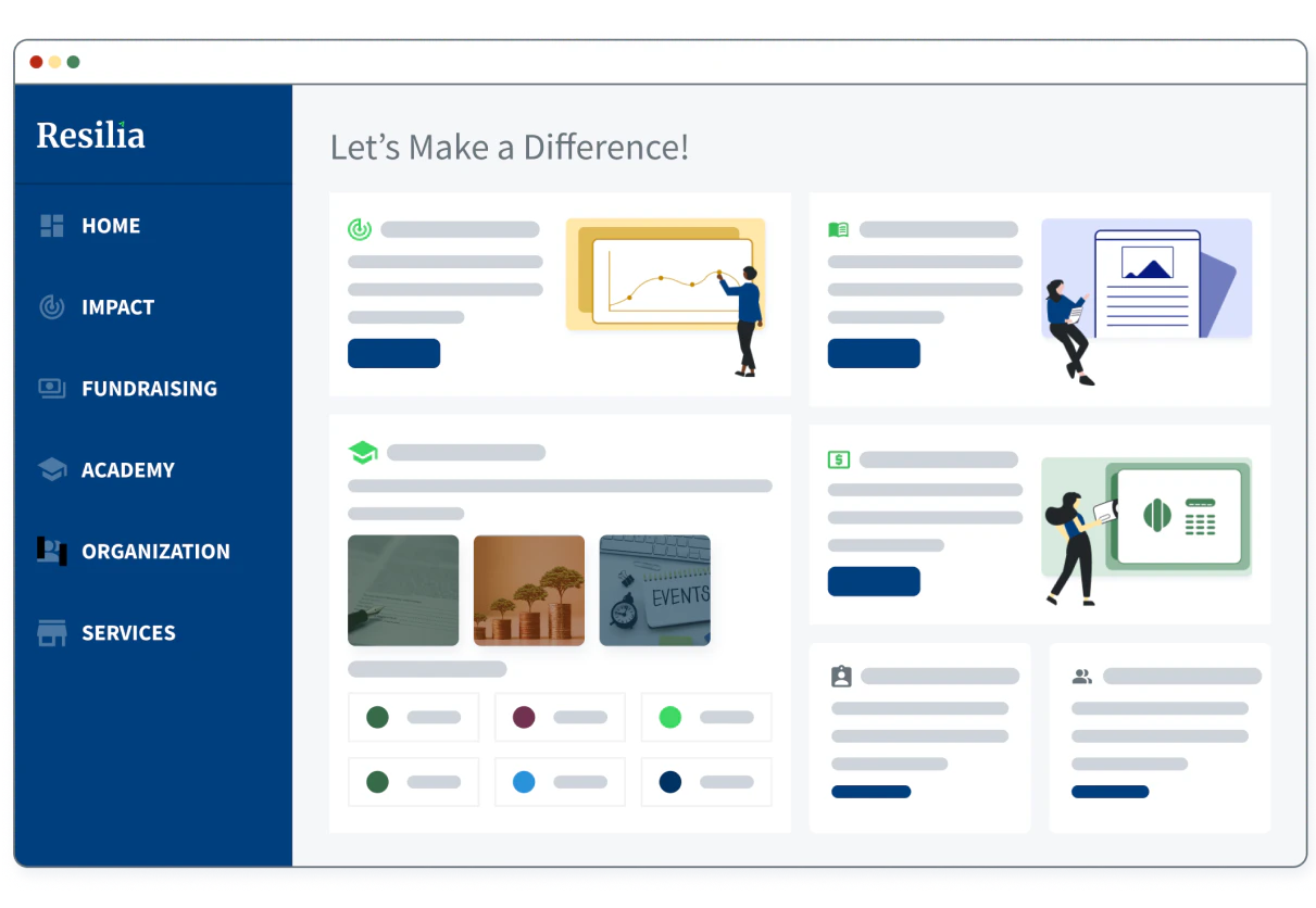 screenshot of Resilia