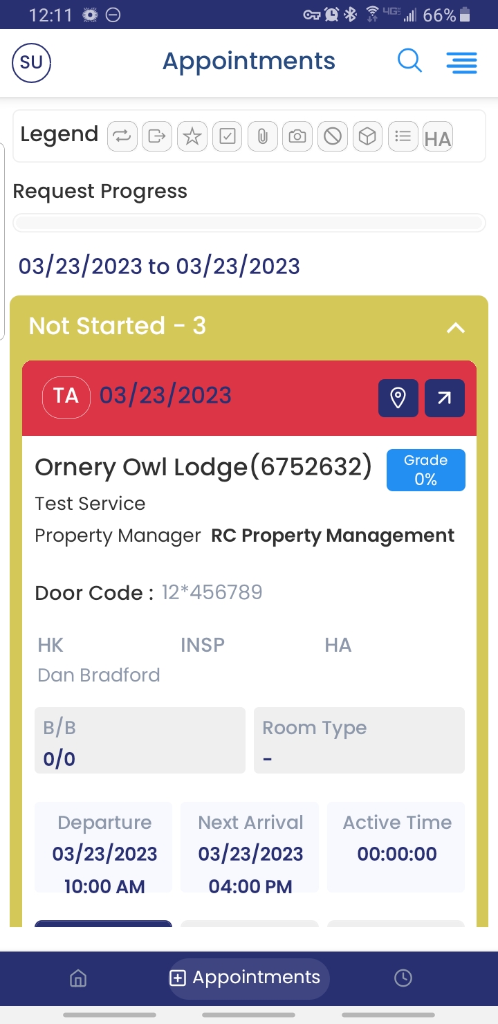 screenshot of ResortCleaning