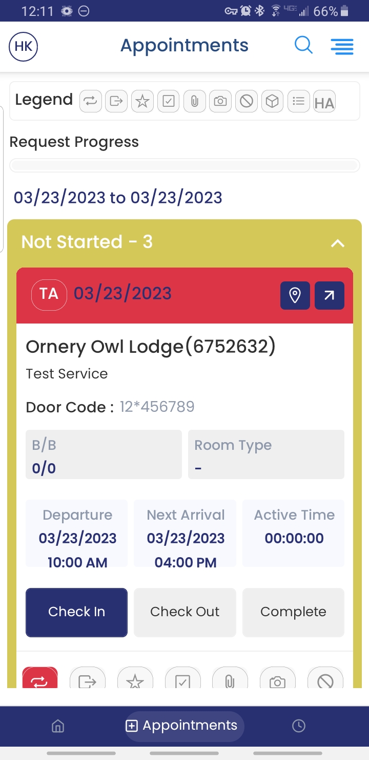 screenshot of ResortCleaning