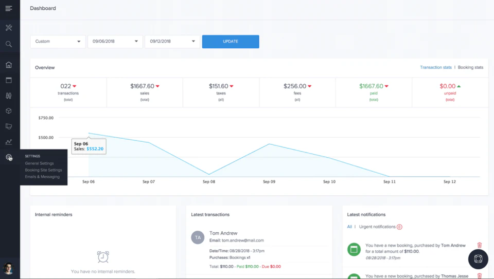 screenshot of Resova