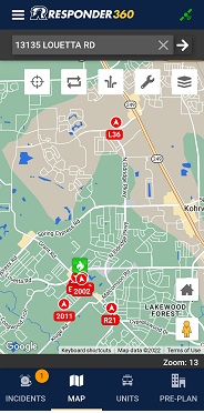 screenshot of Responder360