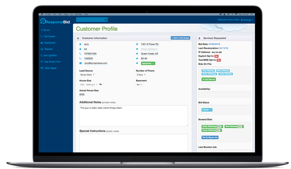 screenshot of ResponsiBid
