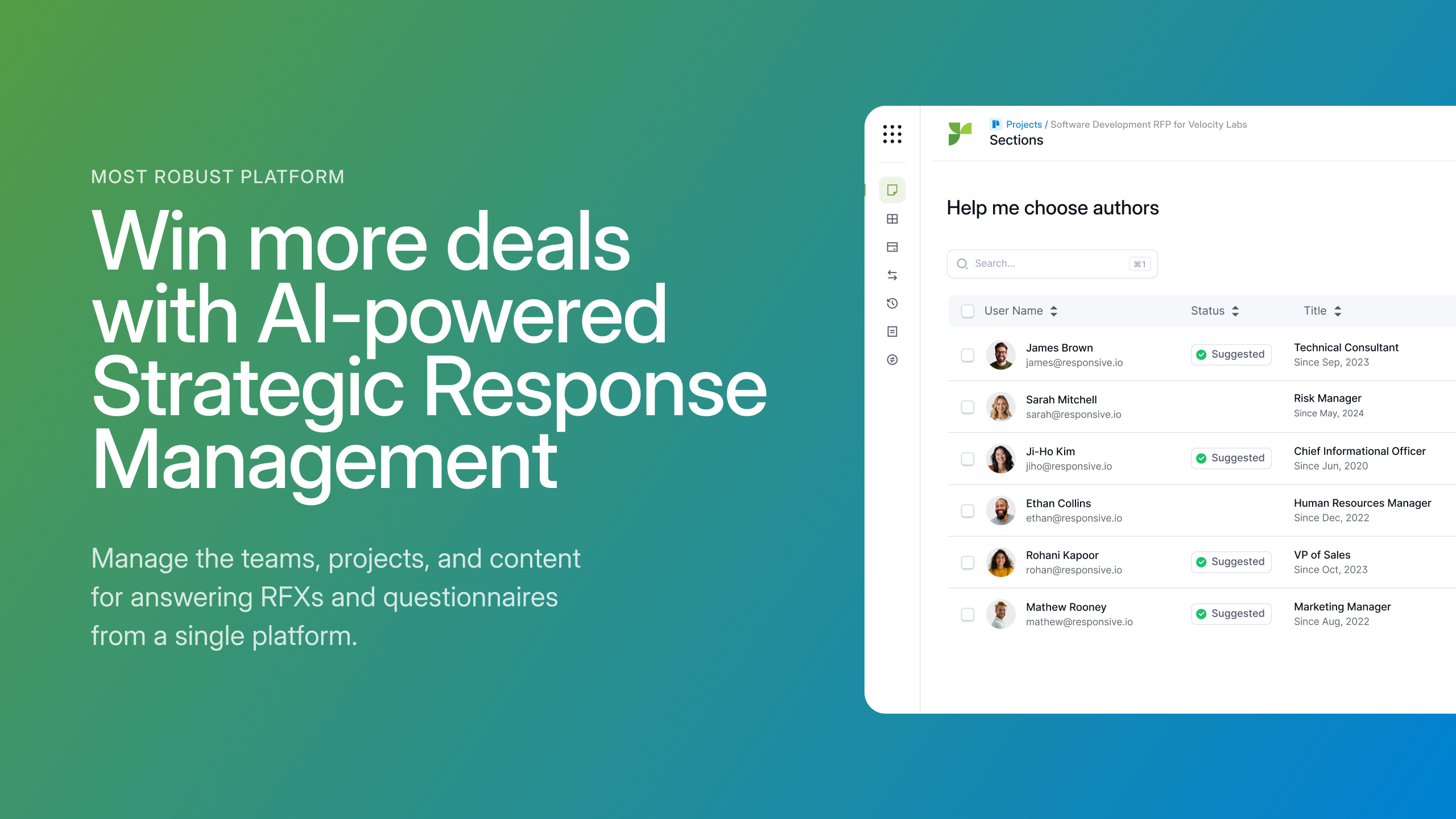 screenshot of Responsive