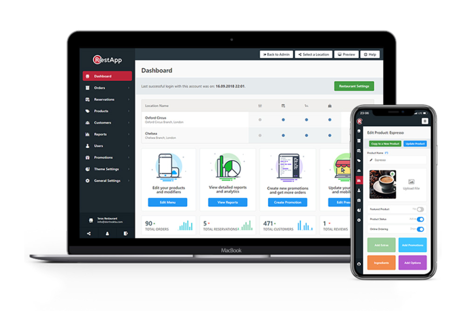 screenshot of RestApp