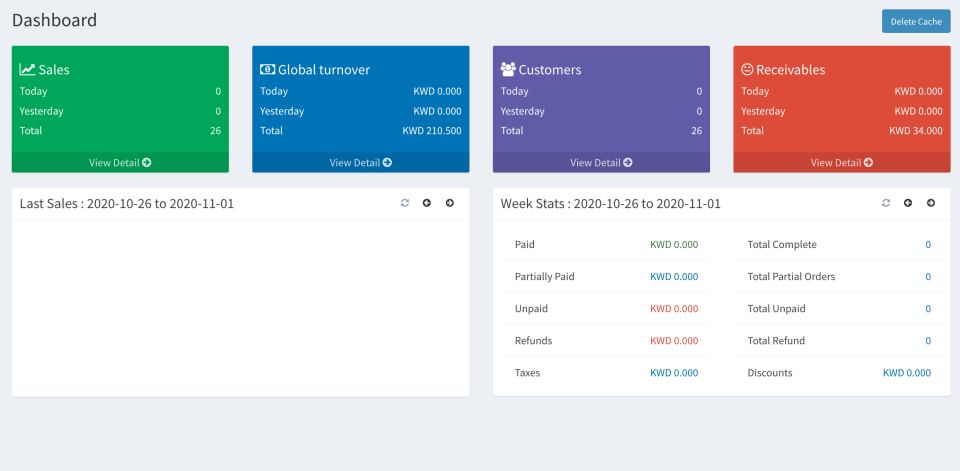 screenshot of RestoPOS