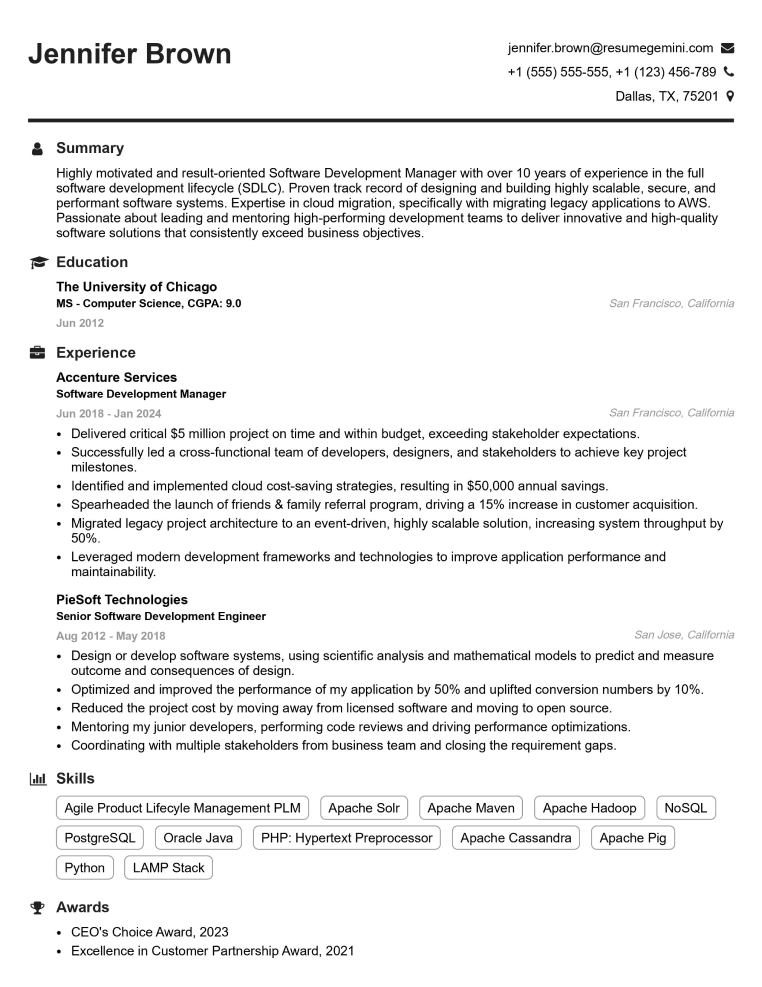 screenshot of ResumeGemini