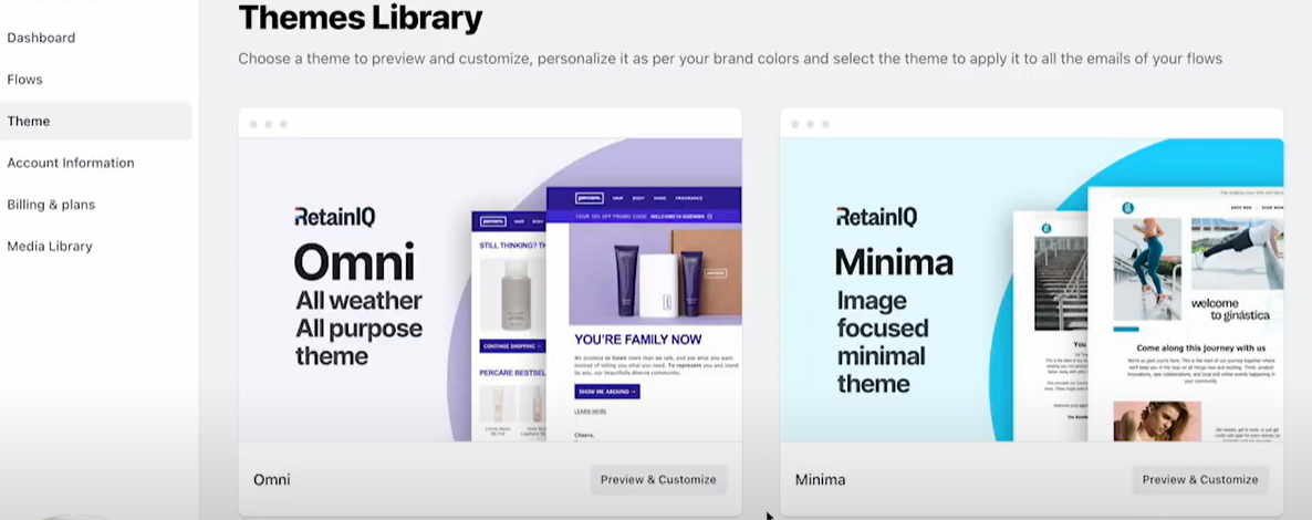 screenshot of RetainIQ
