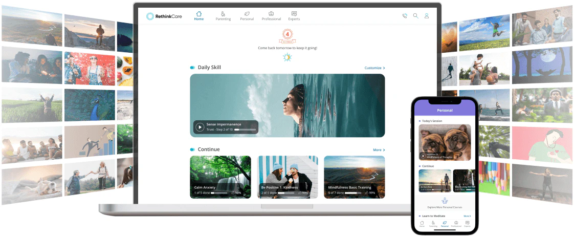 screenshot of RethinkCare